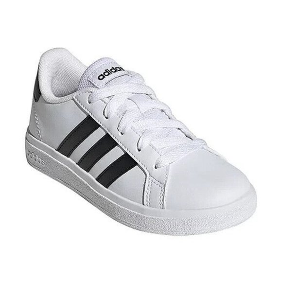 adidas Other - ADIDAS BNWT classic stripes "Grand court 2.0" KIDS sneakers Size 1 NEW lace up